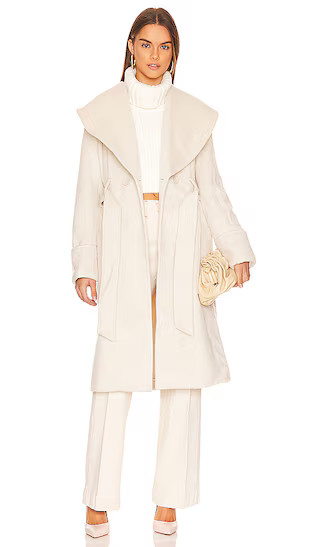 Cedric Coat in Ivory | Revolve Clothing (Global)