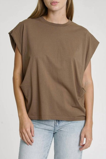 Trina Muscle Tee In Cub | Shop Premium Outlets