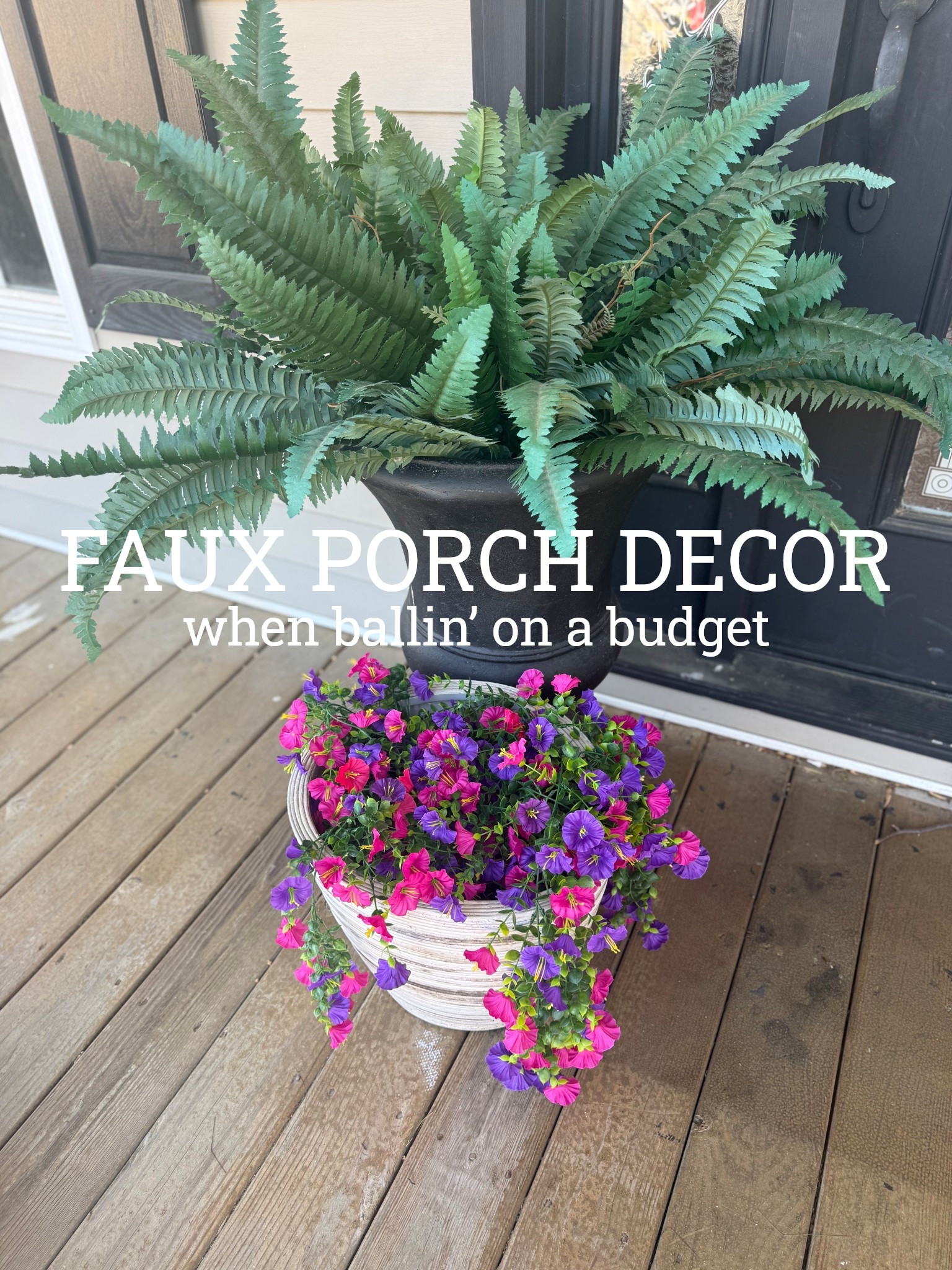 #porchdecor #fauxferns #artificialplants #artificialflowers

#LTKSeasonal #LTKHome #LTKSaleAlert