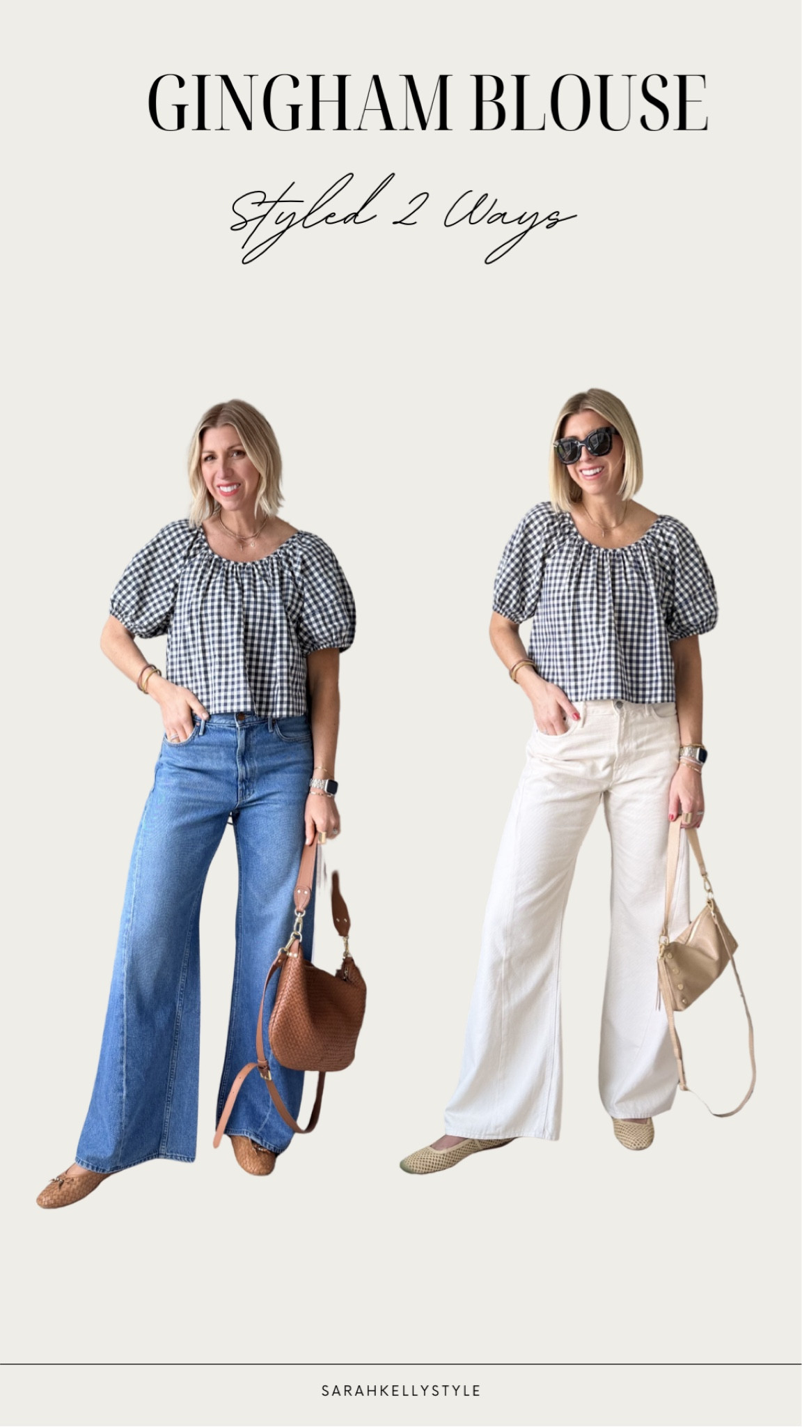 The perfect throw on blouse styled two ways!

#LTKootd #LTKOver40 #LTKgrwm