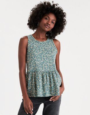 AE Babydoll Tank Top | American Eagle Outfitters (US & CA)