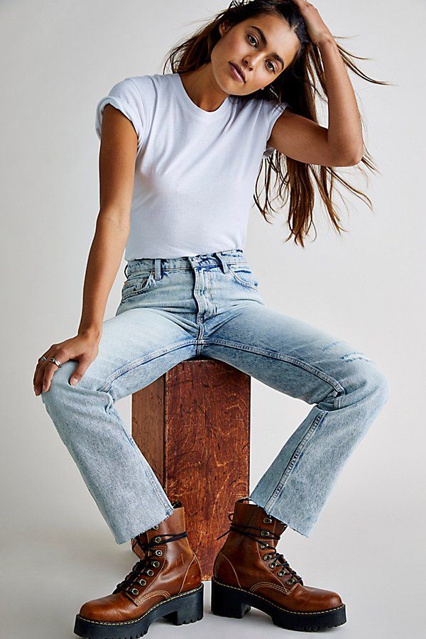 Vixen Jeans by Free People, Faded Indigo, 27 | Free People (Global - UK&FR Excluded)