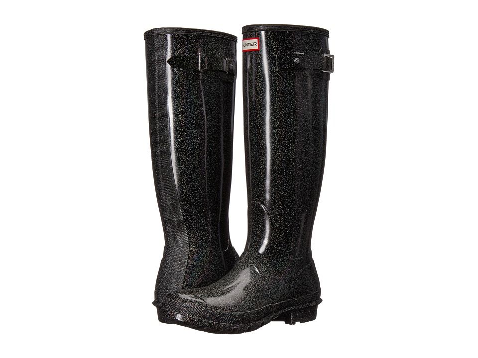 Hunter - Original Starcloud Tall Rain Boots (Black Multi) Women's Rain Boots | Zappos