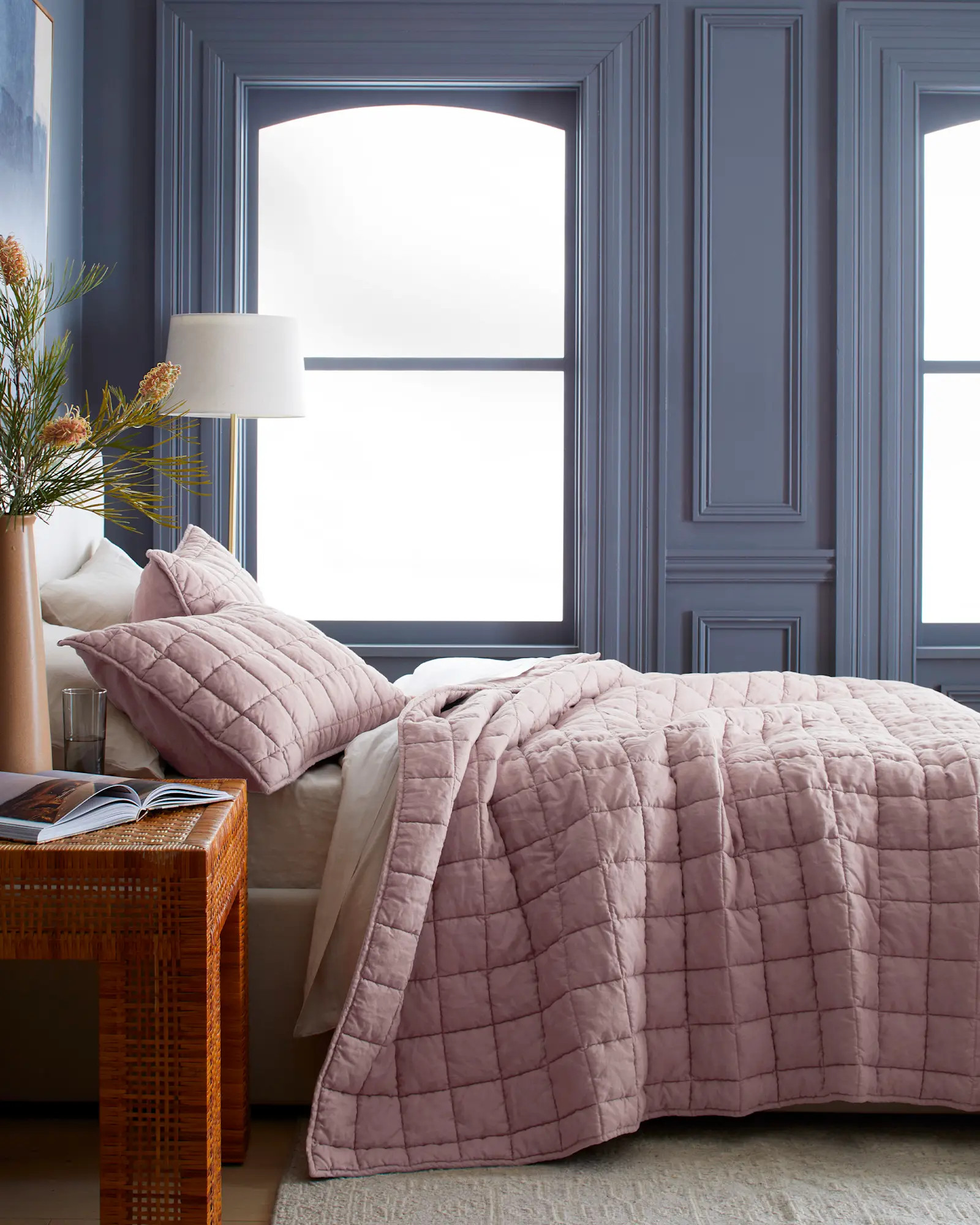 European Linen Box Quilt Set | Quince