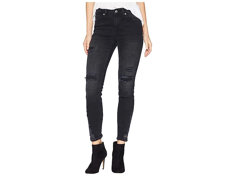 Free People About a Girl HR Skinny Jeans (Black) Women's Jeans | Zappos