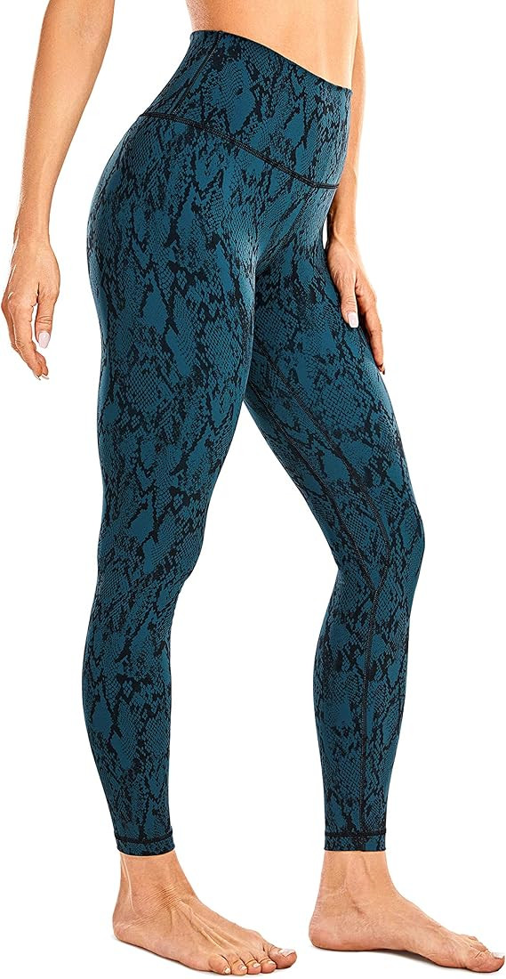 Women's High Waisted Workout Leggings - Naked Feeling 7/8 Yoga Pants Printed | Amazon (US)