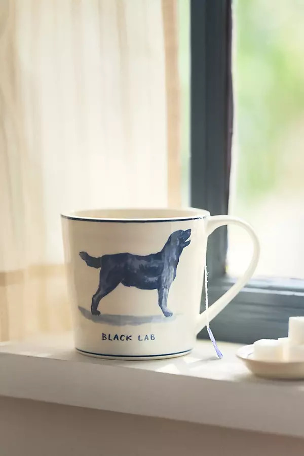 Stoneware Dog Mug | Anthropologie (US)