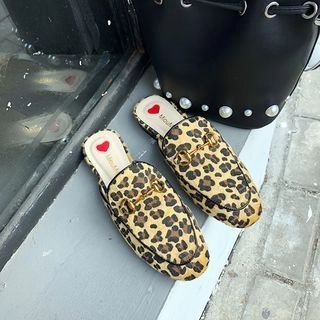 Leopard Loafer Mules | YesStyle Global