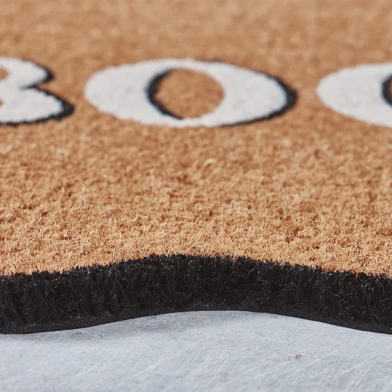 My Texas House Multicolor Scallop Boo Outdoor Coir Doormat, 18" x 30" | Walmart (US)