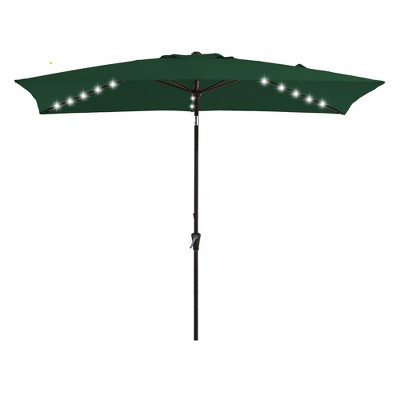 Hyleory 6.5' x 10' Rectangular Patio Umbrellas for Outdoor, Large Outdoor Patio Umbrellas with 6 Sturdy Ribs for Market, Garden, Pool | Target