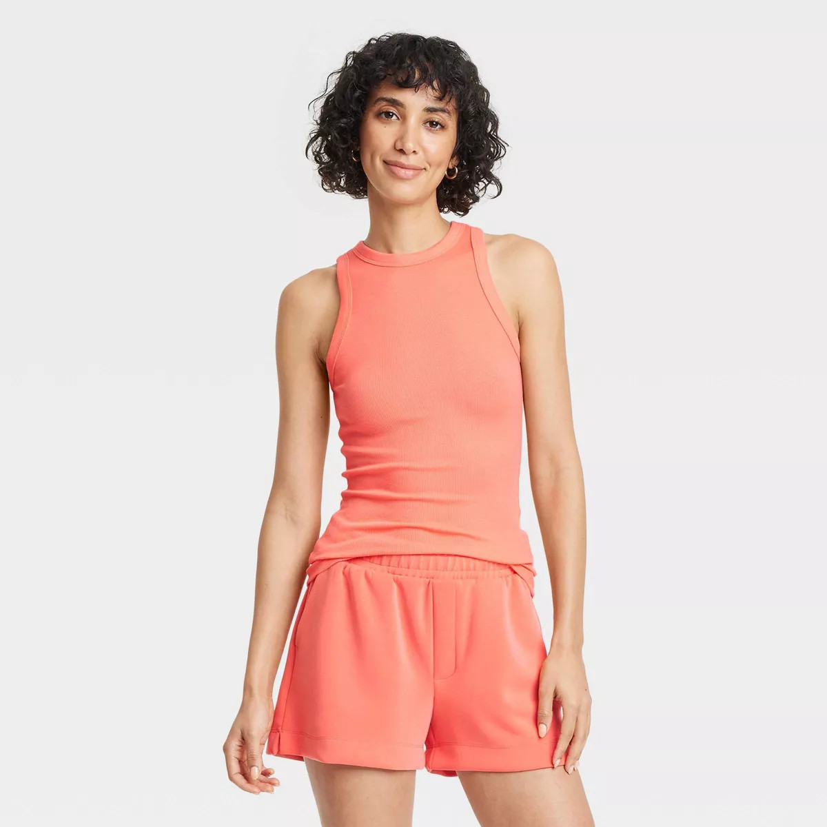 Women's Slim Fit Ribbed Tank Top - A New Day™ | Target