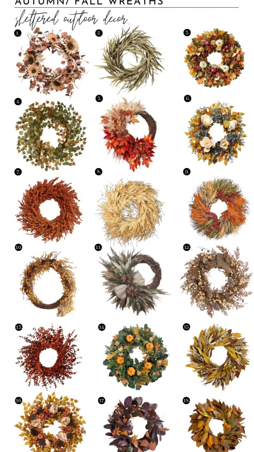 Autumn Fall Outdoor Wreaths For Your Front Door

#LTKHome