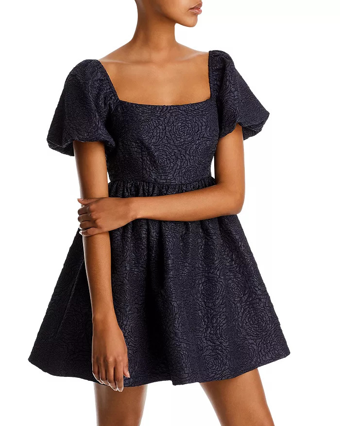 Floral Brocade Mini Dress - 100% Exclusive | Bloomingdale's (US)