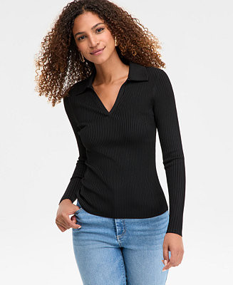 Women's Johnny Collar Sweater, Macy's Exclusive | Macy's
