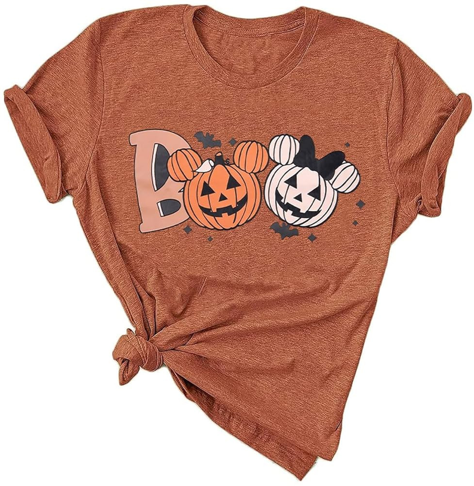 Halloween Shirts Women I'm Just Here Boos Funny Ghost Graphic Tee Tops | Amazon (US)