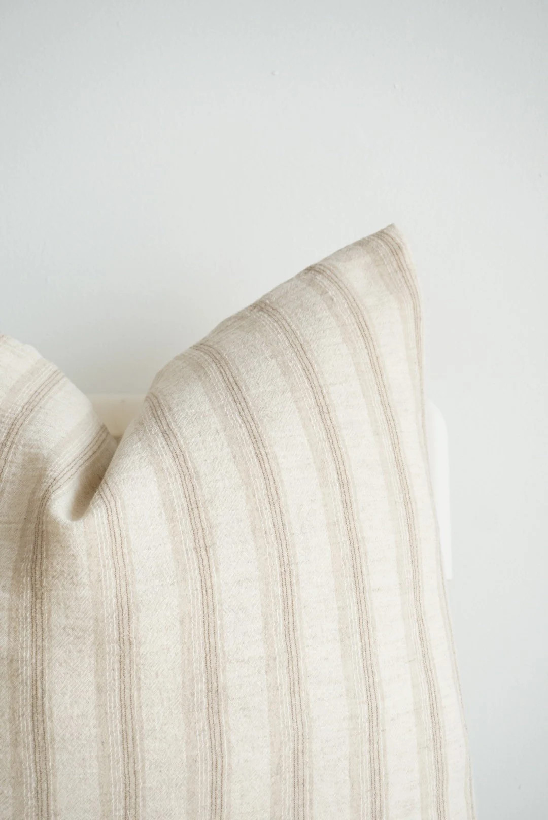 Neutral Pillow, Cream Pillow, Striped Pillow, Ivory Pillow, Home Decor, Decorative Pillows - Etsy | Etsy (US)