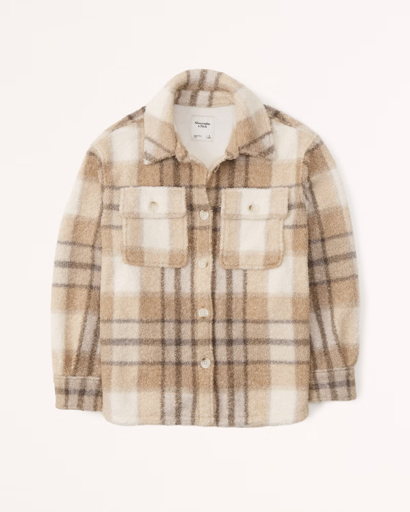 Sherpa Shirt Jacket | Abercrombie & Fitch (US)