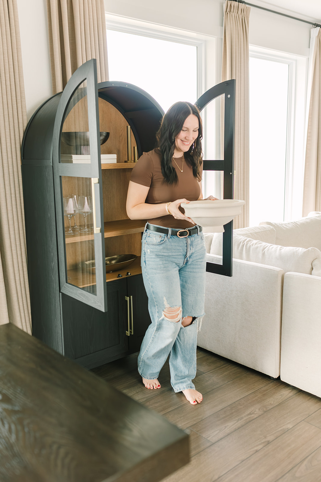 One of my favorite “looks expensive but isn’t” finds 🤍 This cabinet instantly elevates any room. 

 #LTKHome