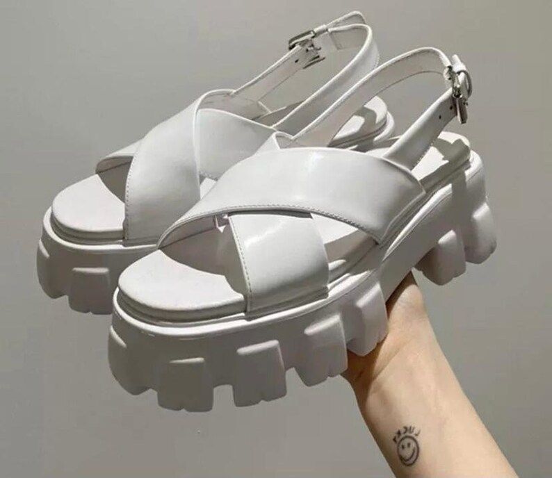 Platform sandals trendy sandals leather sandals cute | Etsy | Etsy (US)