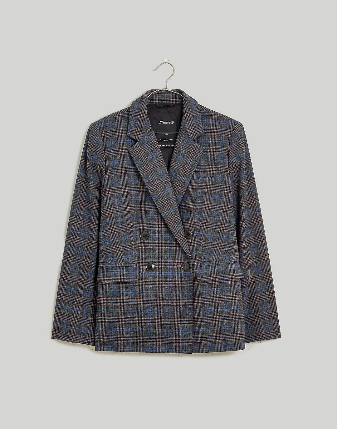 Oversized Knit Blazer in Houndstooth | Madewell