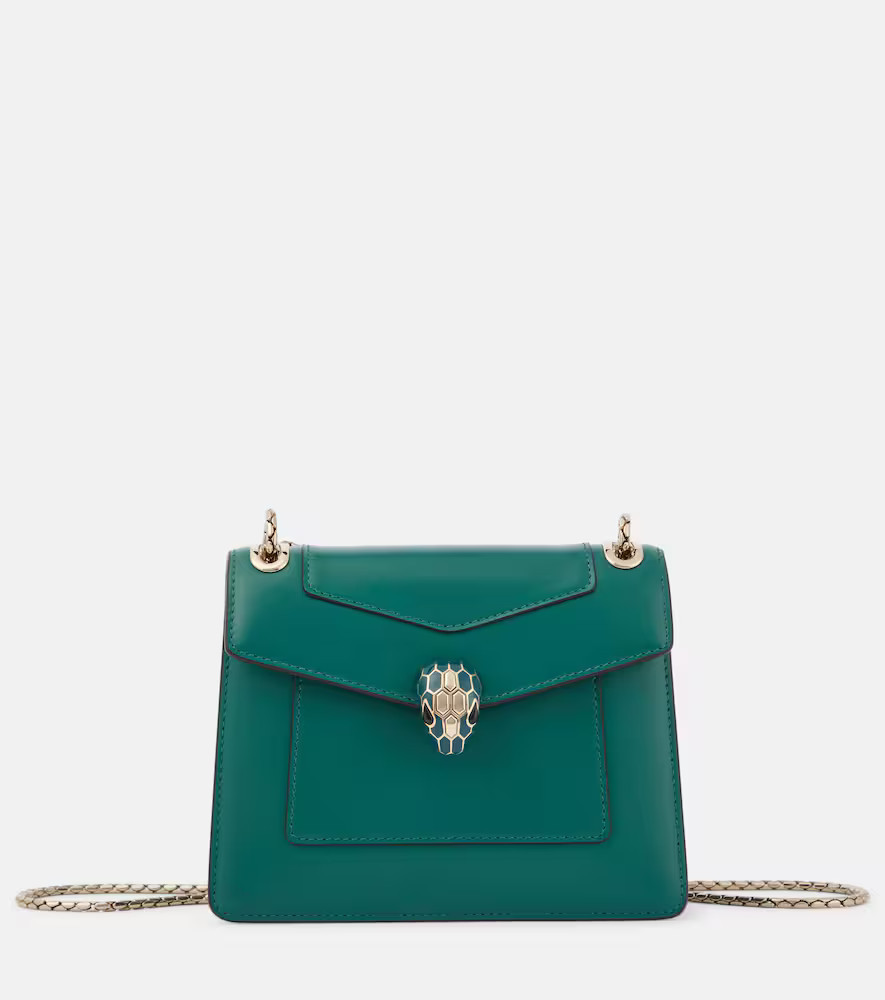 Bvlgari Serpenti Forever Day-to-Night Small leather shoulder bag | Mytheresa (US/CA)