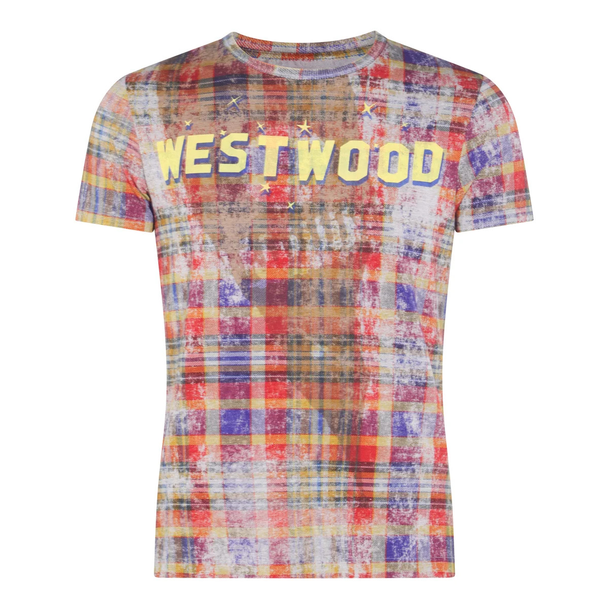 Vivienne Westwood Checked Logo Printed T-Shirt | Cettire Global