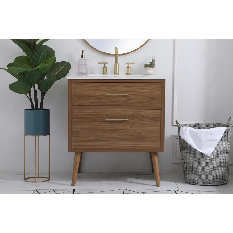 Burkley 30'' Single Bathroom Vanity Set | Wayfair North America