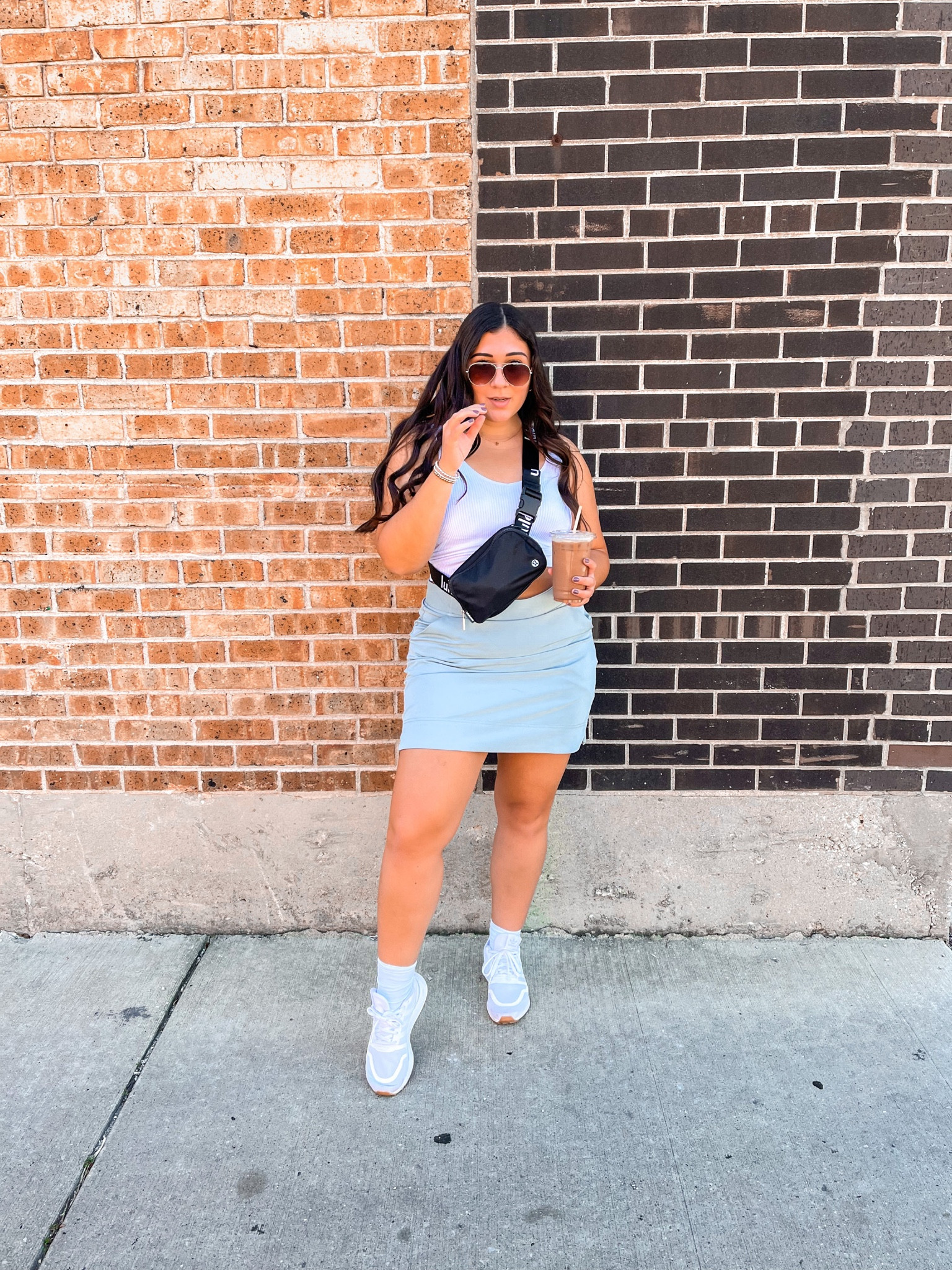 Tennis skirt outfit 🤍

#LTKunder100 #LTKstyletip #LTKSeasonal