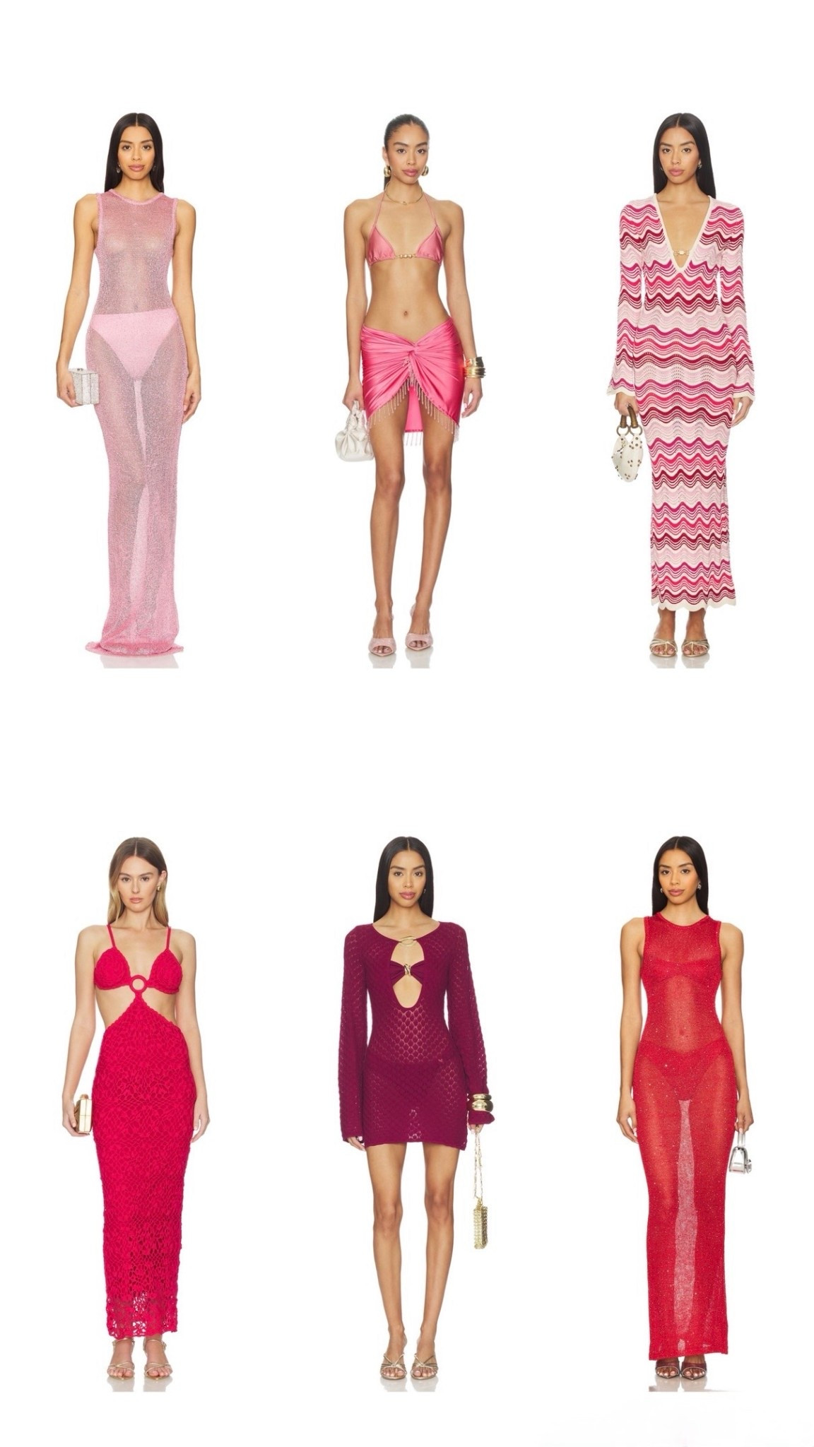 Revolve Pink/Red Beachwear!

#LTKootd #LTKSwim #LTKTravel