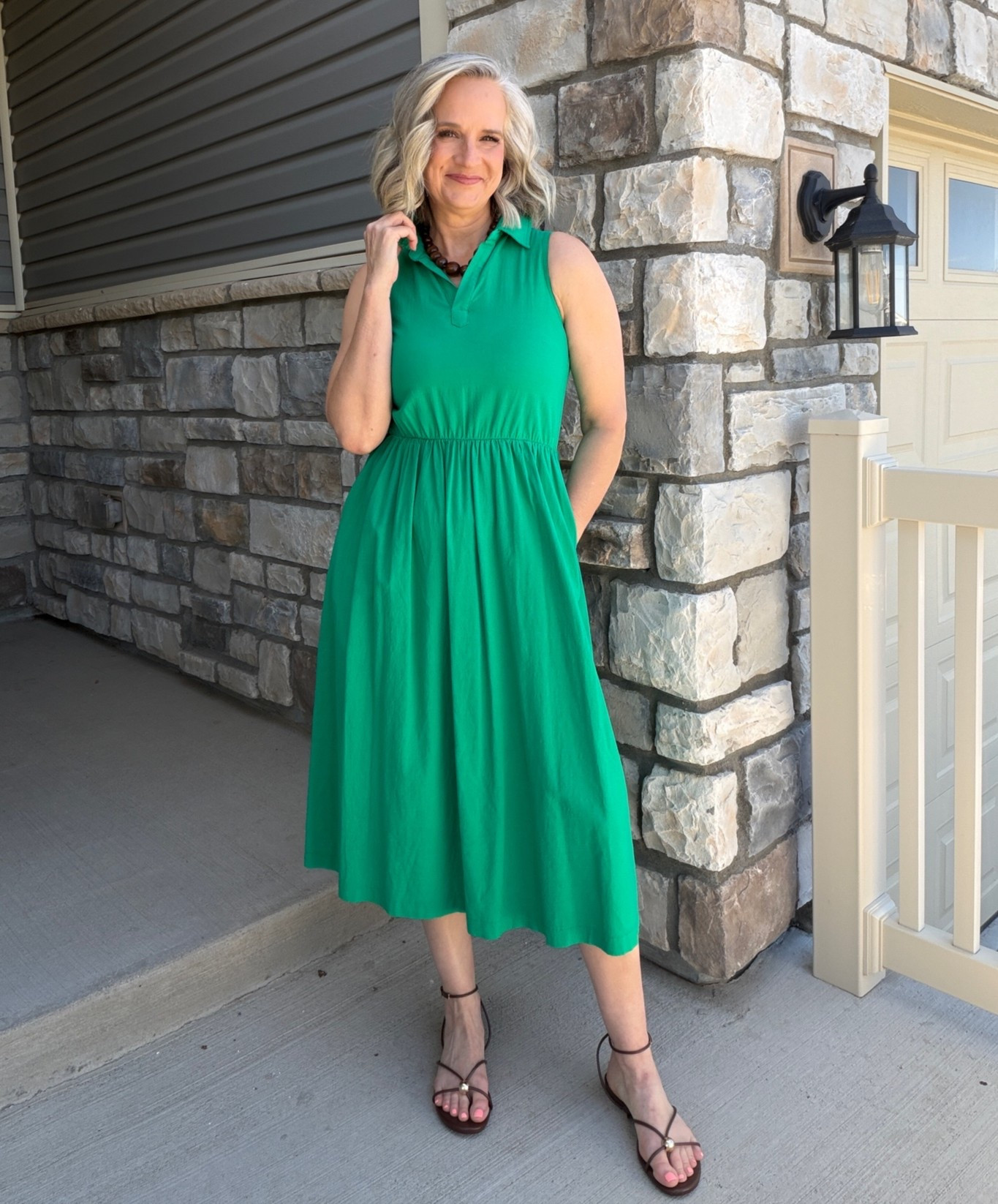 Summer dress💚
Wearing a small

Midi, ankle sandal, over 50, midlife style, cruise, vacation, beach, sleeveless

#LTKootd #LTKOver40 #LTKSaleAlert