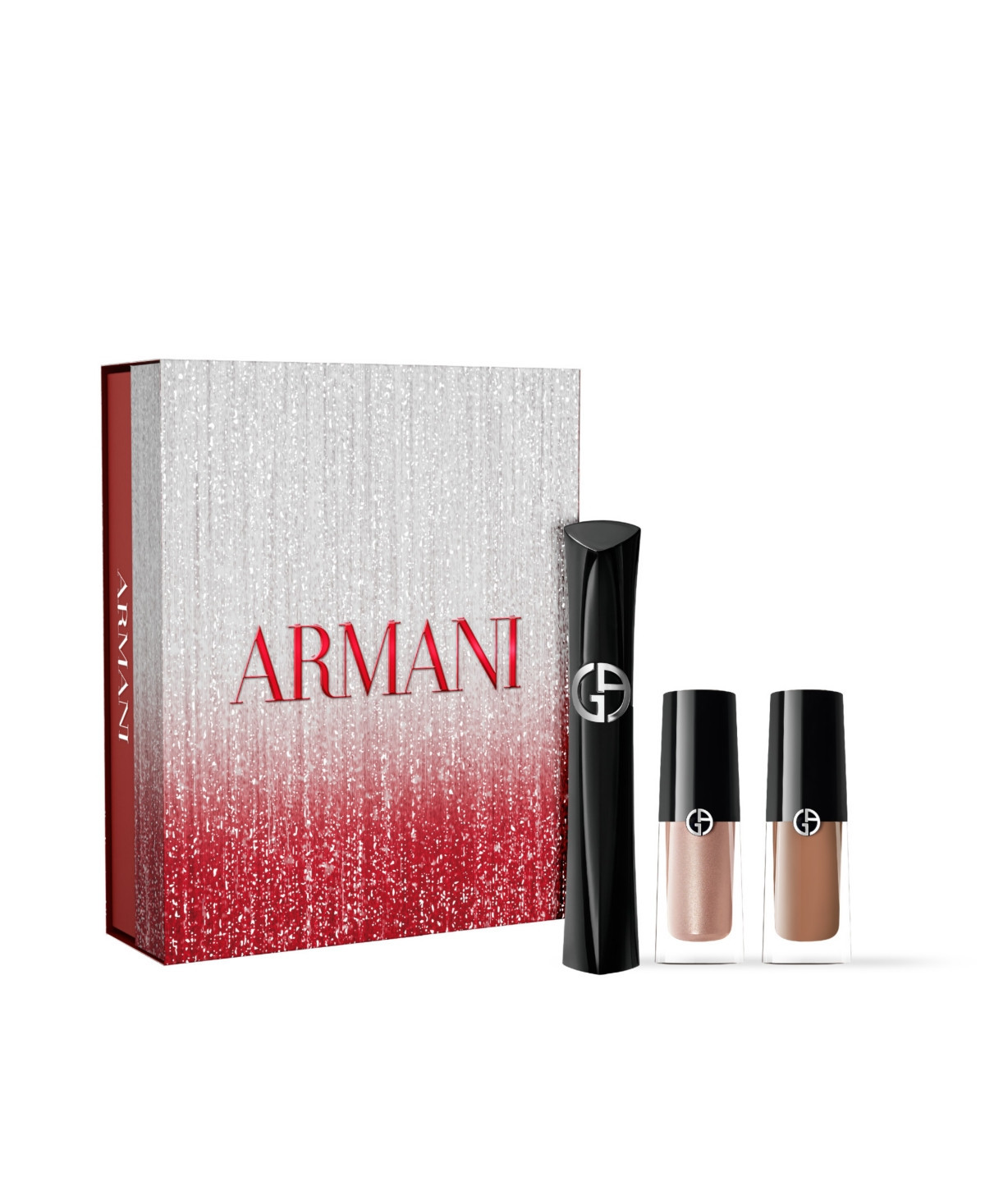 Giorgio Armani 3-Pc. Long-Lasting Mascara and Liquid Eyeshadow Tint Set - Eyeshadows: 67S Sparkle, 22M Cashew, Mas | Macy's