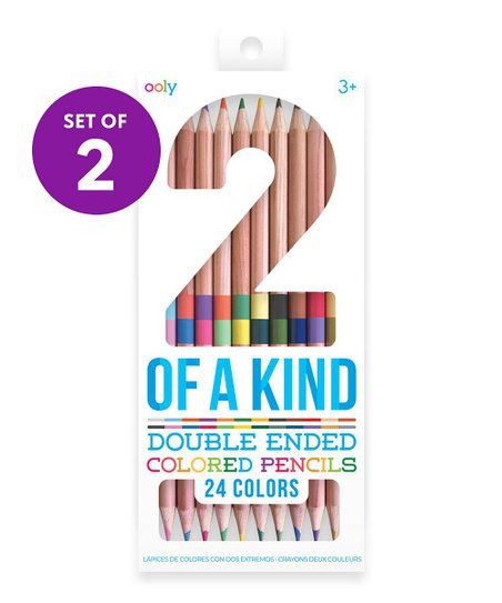 12-Ct. Two-of-a-Kind Colored Pencil - Set of Two | Zulily