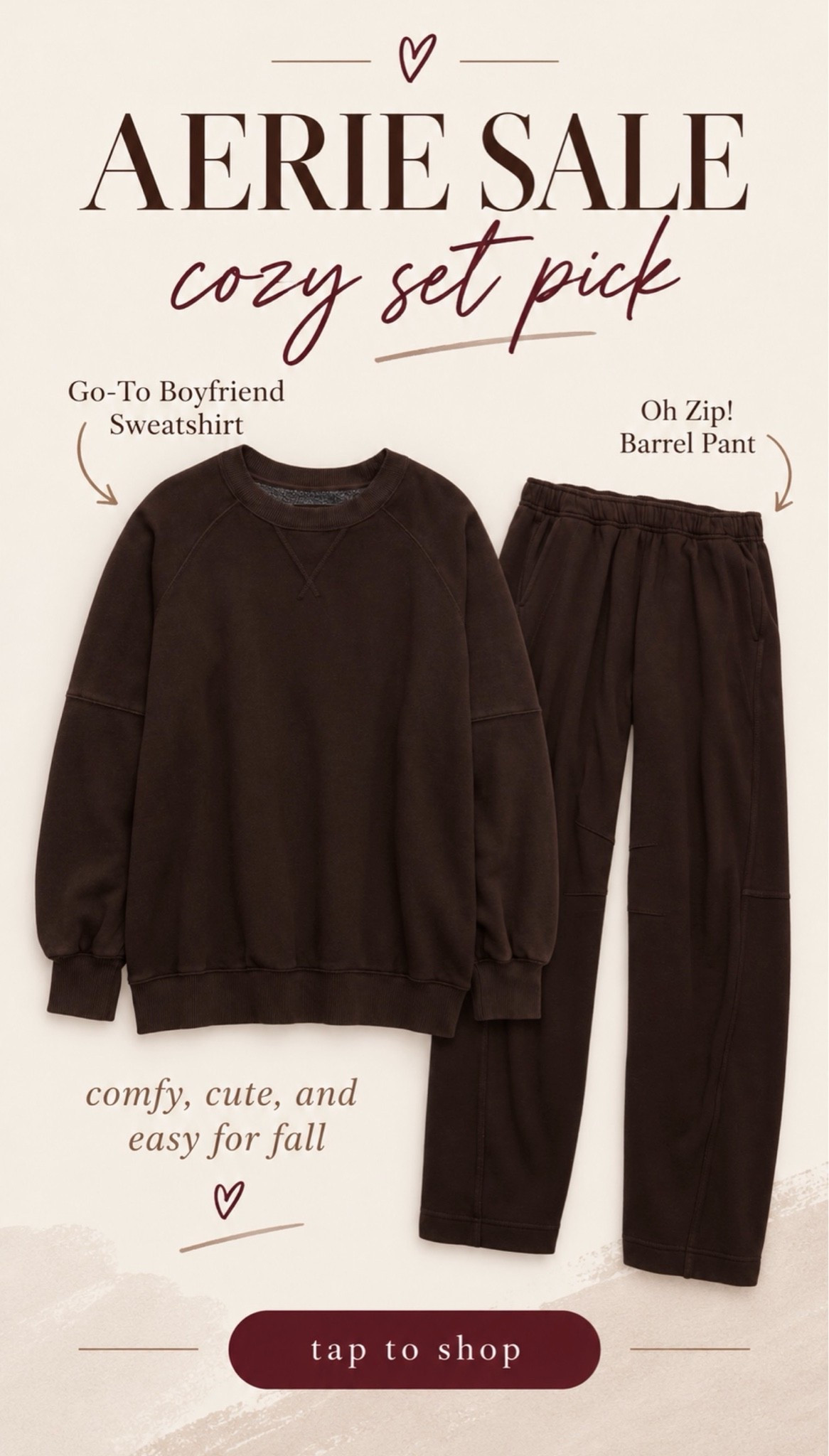 The coziest and comfiest set is on sale! @Aerie