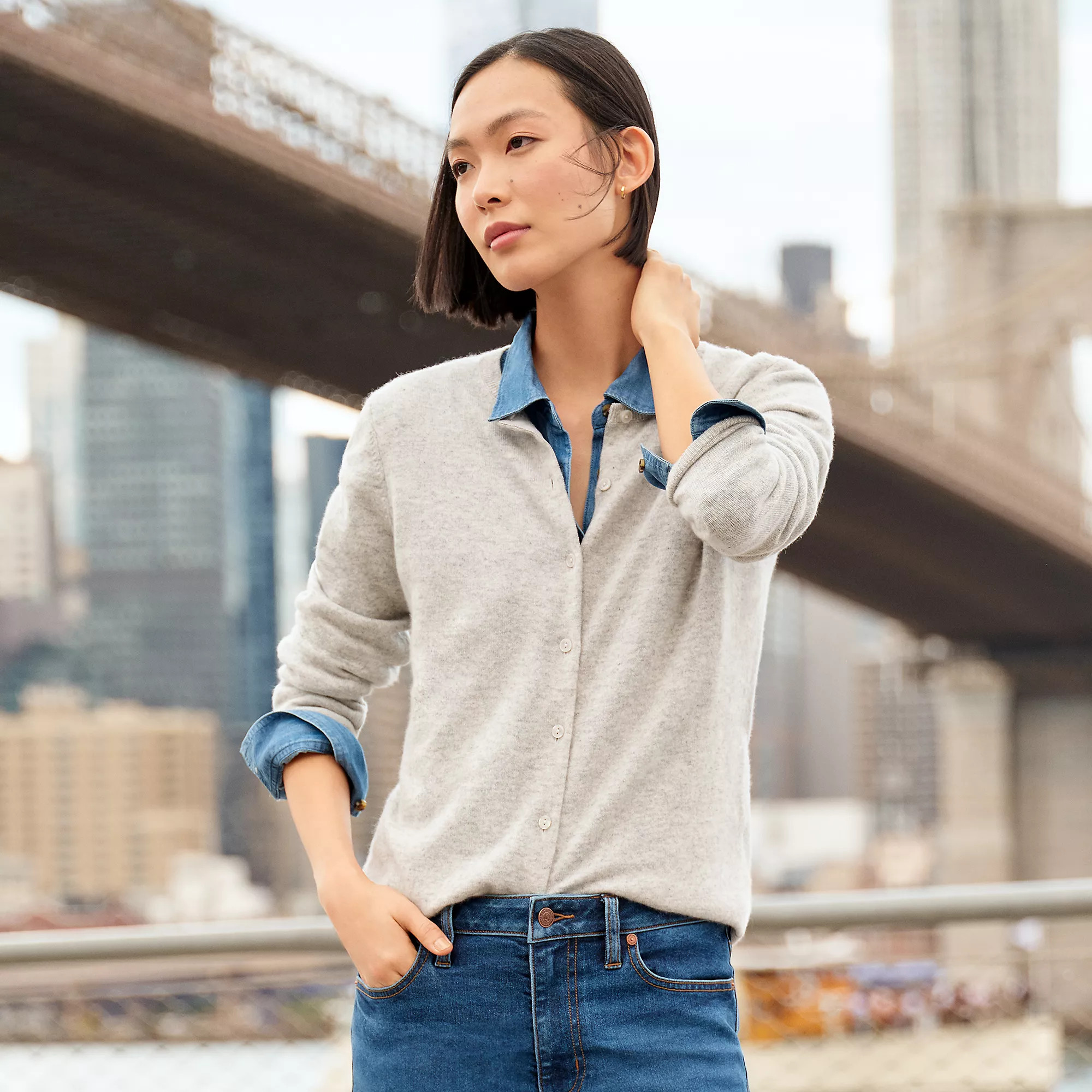 Women's Cashmere Cardigan Sweater | Lands' End (US)