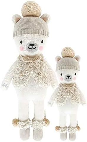 cuddle + kind Stella The Polar Bear Little 13" Hand-Knit Doll – 1 Doll = 10 Meals, Fair Trade, Heirl | Amazon (US)