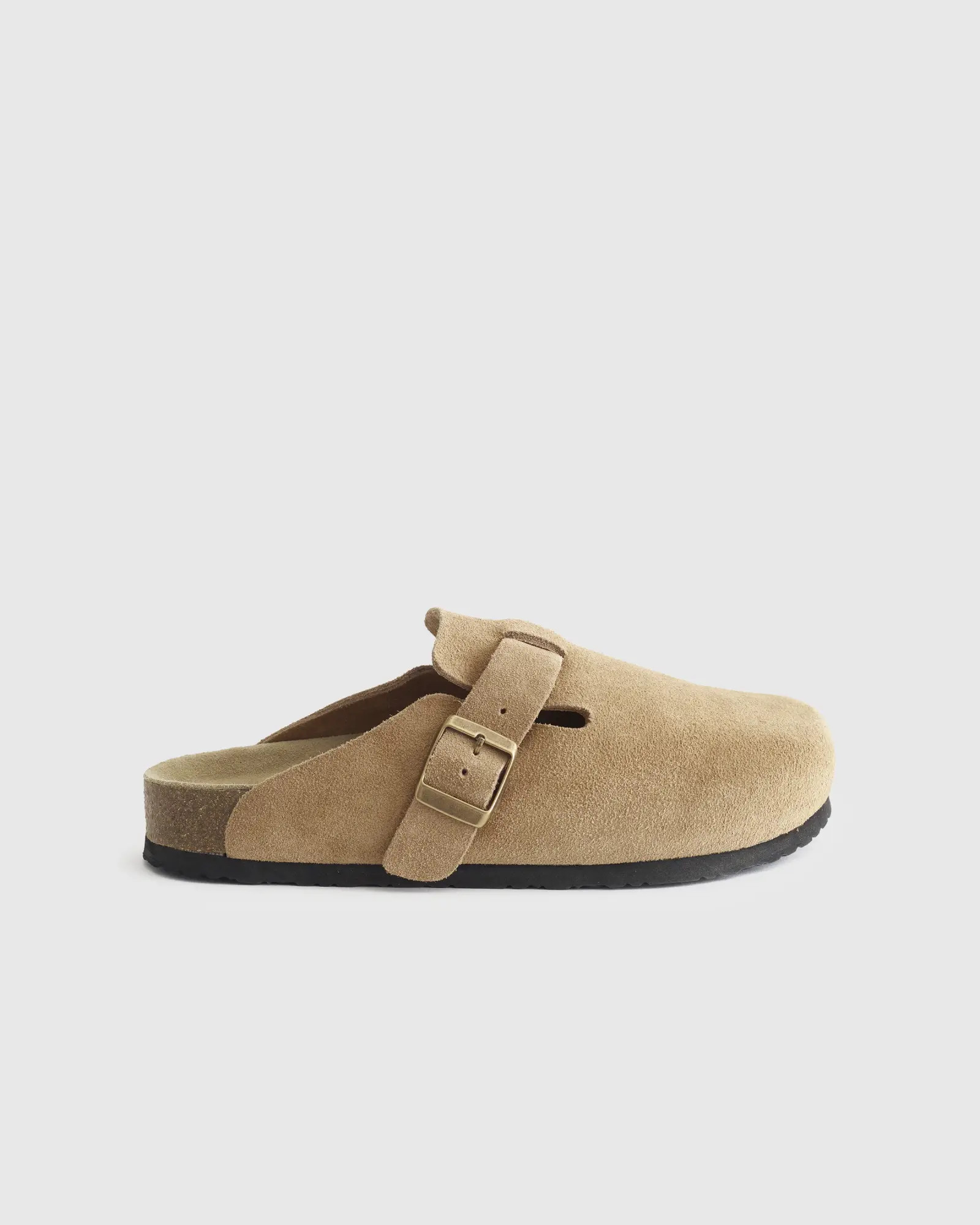 Water Repellent Suede Clog Mule | Quince