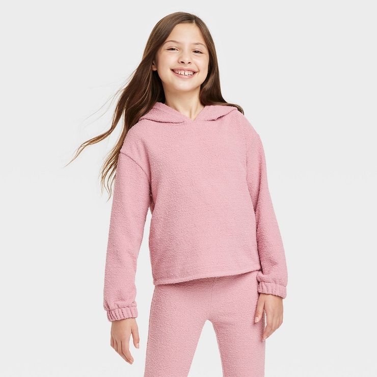Girls' Hooded Cozy Sweatshirt - Cat & Jack™ | Target