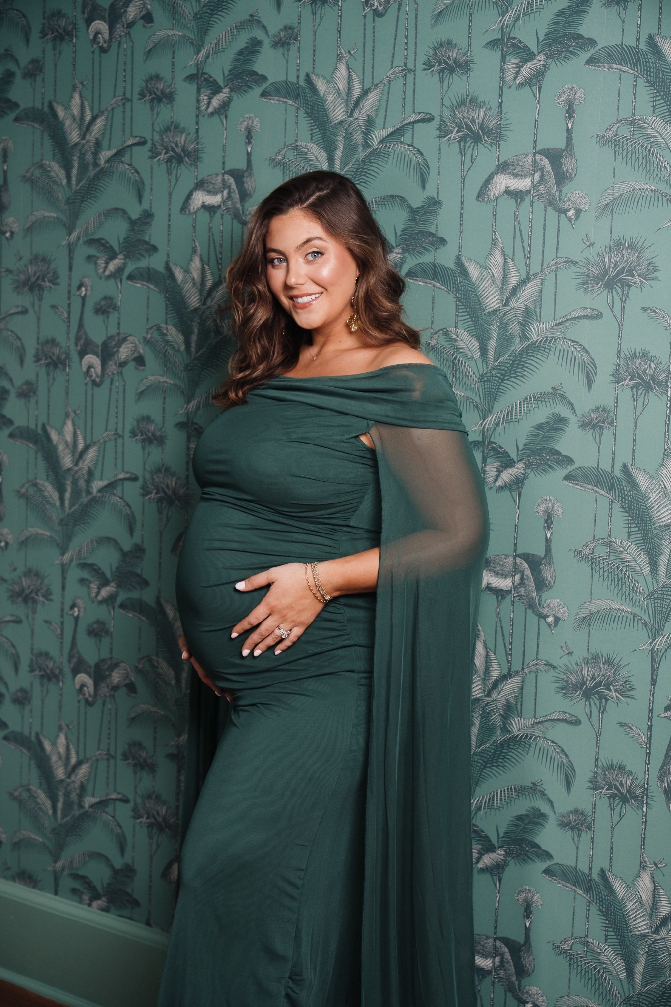 Maternity photos - wearing size XXL in dress. Non-maternity dress, bump friendly. 

#LTKBump #LTKmomlife #LTKootd