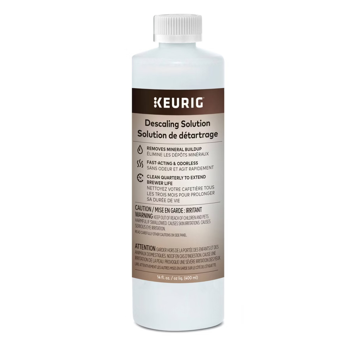 Keurig Descaling Solution: Liquid Cleaner for Coffee Equipment, Prevents Lime Scale, Vinegar Scen... | Target