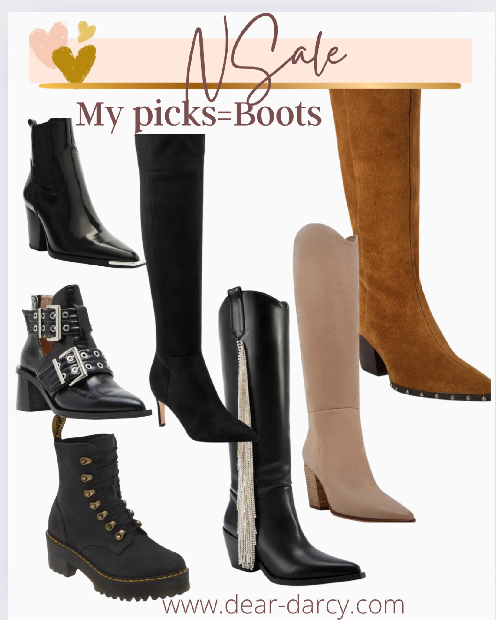 Nordstrom sale💛

My picks for great boots to grab if you’re in the market for a new pair. 

I have a couple of these and love! 
Some of these you’ll wear all Fall and Winter and a couple you’ll wear for that special occasion.

The nSale is a great time to grab a deal on the special piece that will elevate your look.

Tall boots
Booties
Dr Martin 
Dress boots
Cowboy boots 


#LTKxNSale #LTKSummerSales #LTKSaleAlert