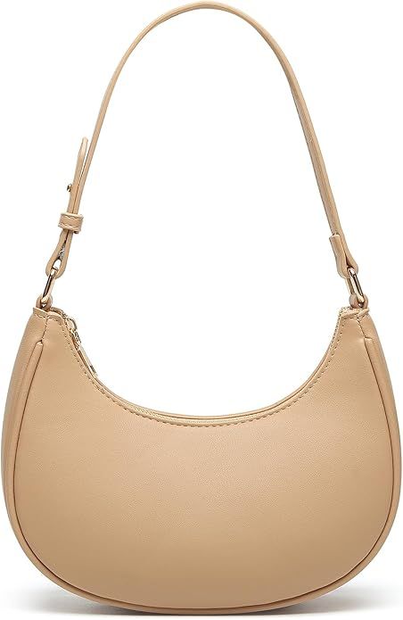 Barabum Retro Classic Hobo Clutch Shoulder Tote Clutch HandBag with Zipper Closure for Women | Amazon (US)