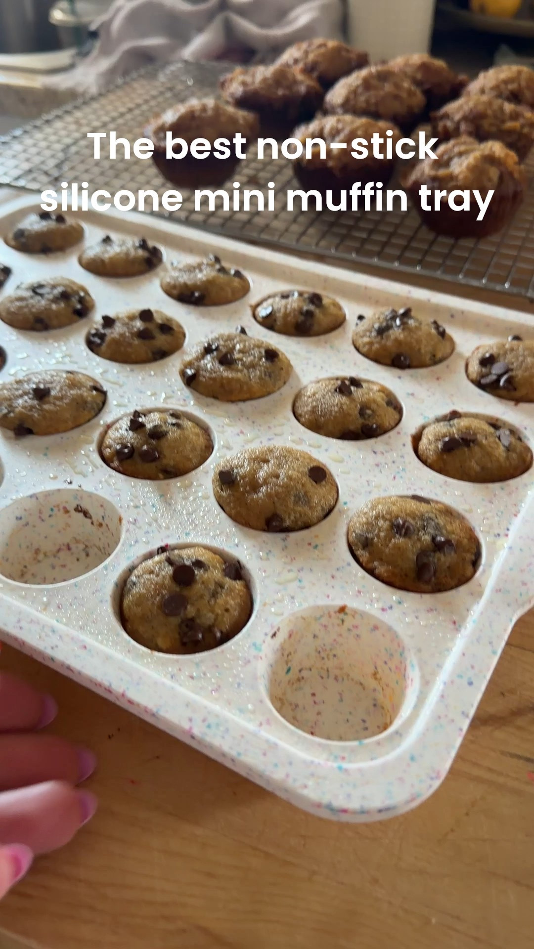 The best non-stick silicone baking tray for mini muffins, cupcakes or even egg bites! Perfect for meal prep! Plus it has a reinforced frame so it’s super easy to transfer in and out of the oven 🙌🏻

silicone muffin tray, non stick muffin pan, mini muffin pan, silicone baking tray, cupcake baking pan, egg bite mold, baking tools for meal prep, meal prep baking tools, reusable silicone baking pan, kitchen gadgets for meal prep

#LTKfoodie #LTKHome #LTKmomlife