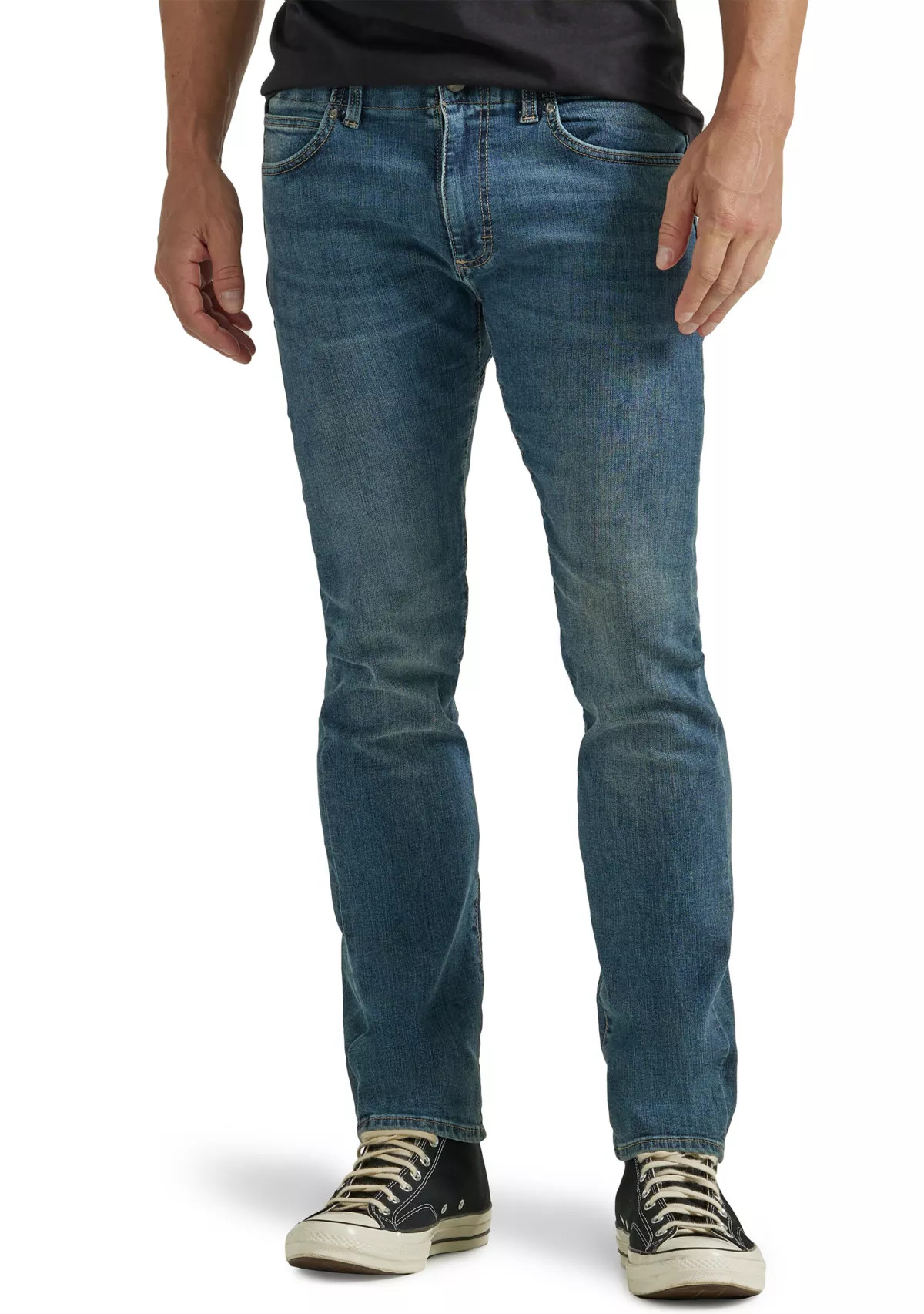 Lee®Men’s Extreme Motion Slim Straight Leg Jeans | Belk