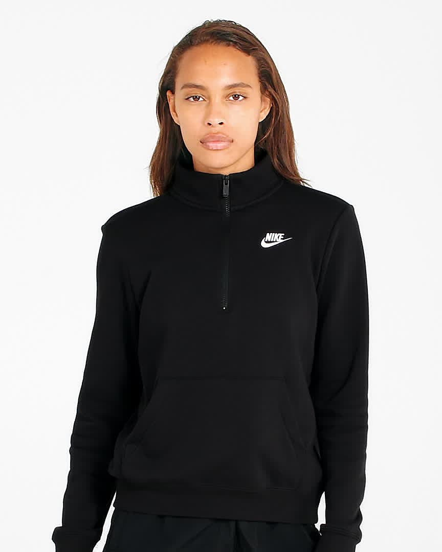 Nike Sportswear Club Fleece Women's 1/2-Zip Sweatshirt. Nike.com | Nike (US)
