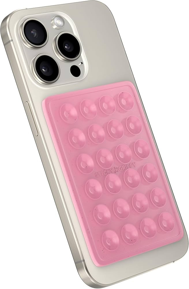 StickyGrippy Suction Phone Case Mount, Silicon Adhesive Phone Accessory for iPhone and Android, H... | Amazon (US)