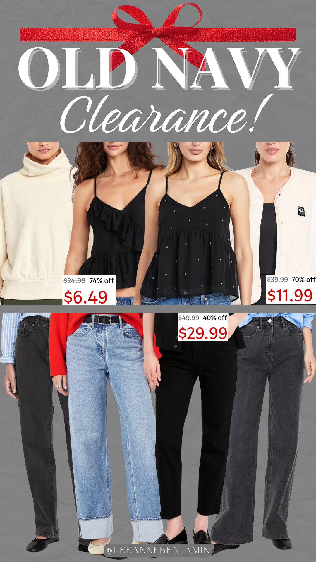 Old Navy on clearance! Snag the cutest finds for up to 74% off! 

 #LTKootd #LTKmomlife #LTKSaleAlert