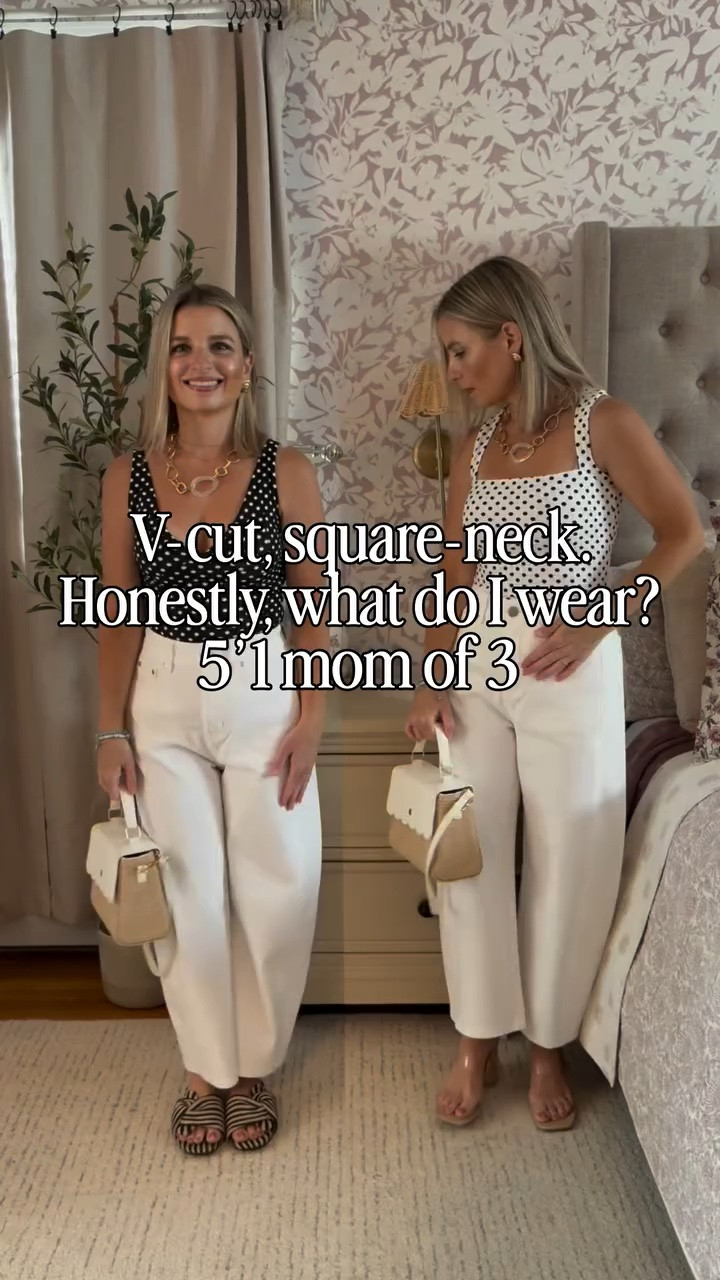 Comment TOPS for a 🔗 to everything! 🤍 🖤 

#petitestyle #styletips #stylehacks #petitetips #summertime petite jeans petitedenim white jeans petite styling styleinspo ootd grwm outfitinspo basic tops polka dot trendy