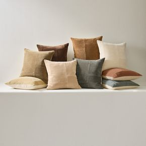 Patchwork Chenille Pillow Cover | West Elm (US)