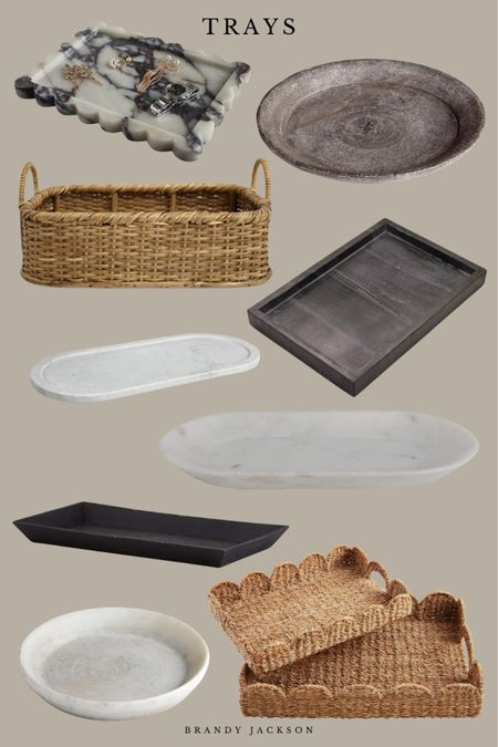 Curated trays 

#LTKHome