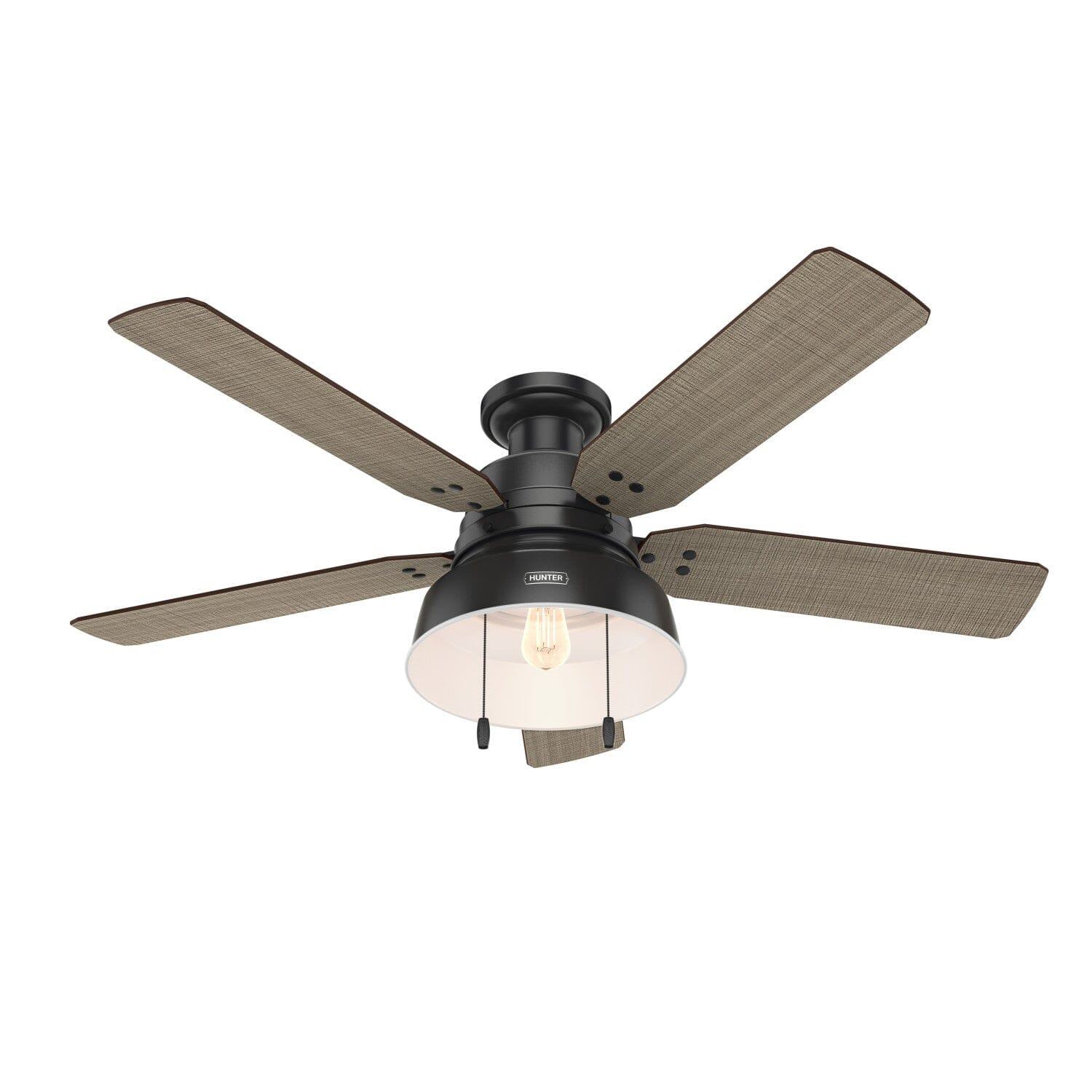 Mill Valley Outdoor Low Profile with Light 52 inch Ceiling Fan | Hunter Fan Company